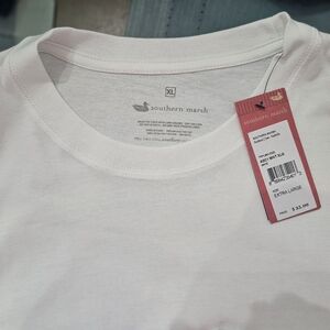 Southern Marsh White Crew Neck Tee